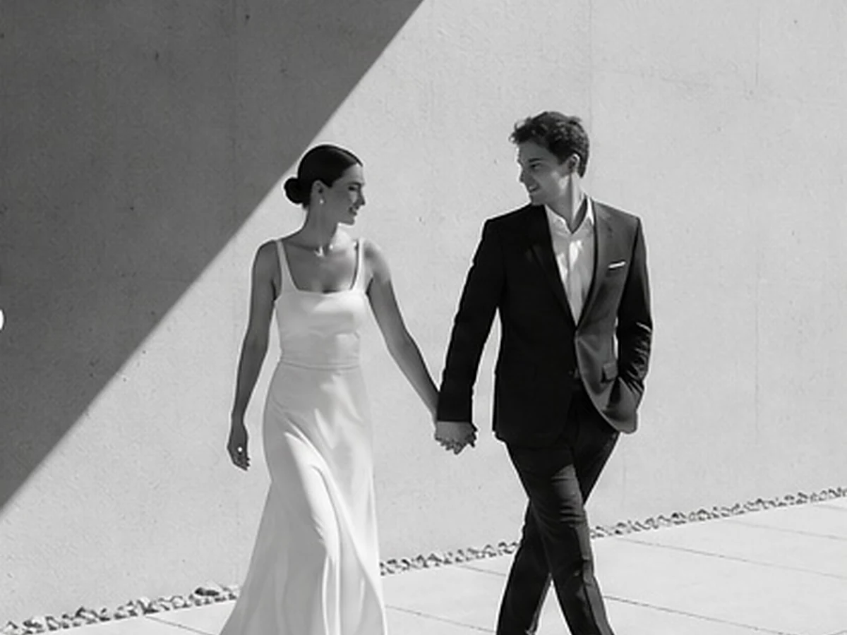 Web de boda moderna y minimalista de Sofía y Carlos